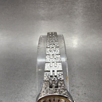VTG Seiko Watch Women 17mm Silver Dial Silver Tone Oval 2C205759 New Battery3