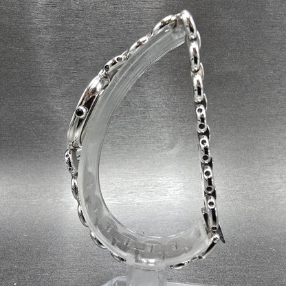 Bucherer Watch Women 21mm Silver Dial Silver Tone Oval 901.507 New battery8