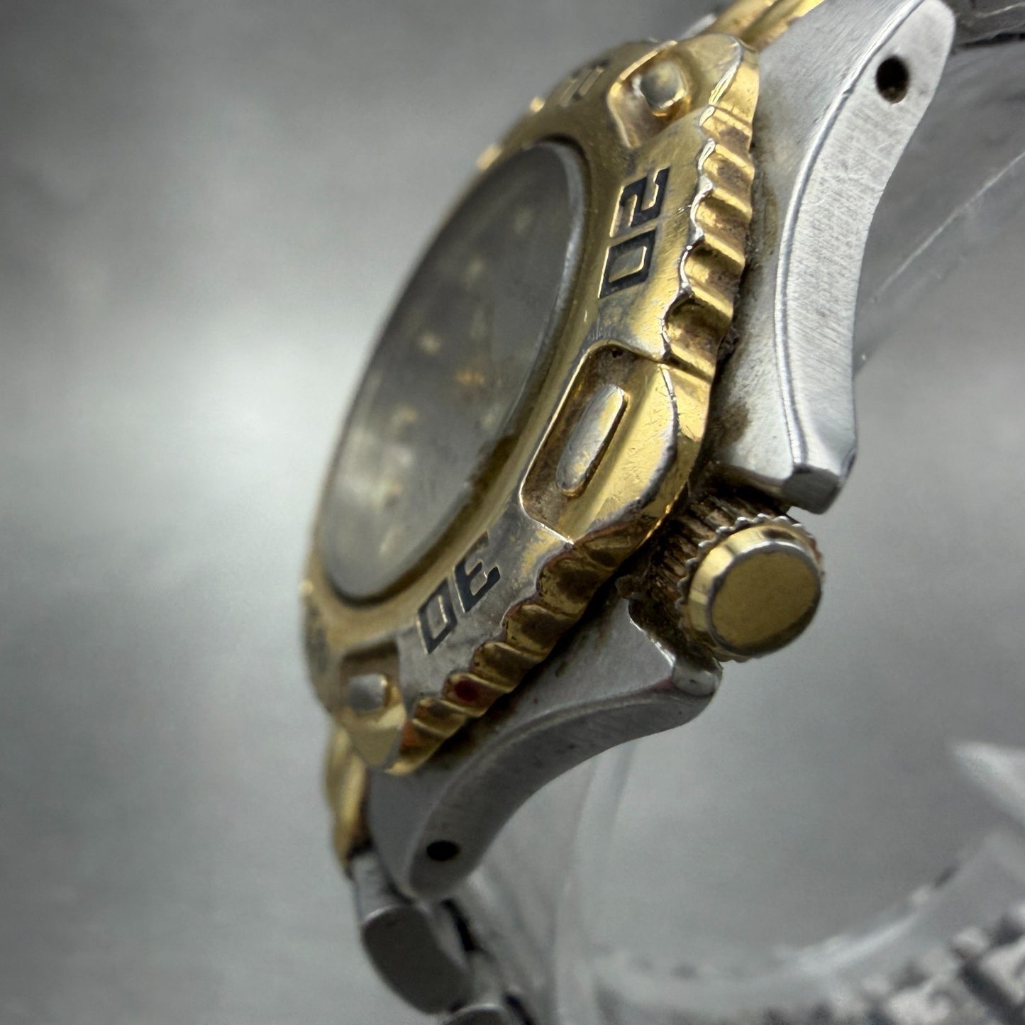 Bulova Marine Star Watch Women 26mm Silver Dial Two Tone Date 90G19 New Battery2