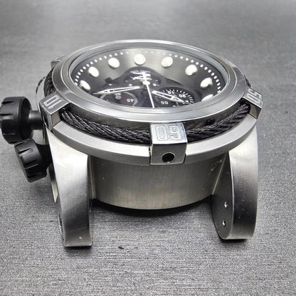 Invicta Reserve Bolt Zeus Chronograph Watch Men 52mm Black Dial Steel Date NewBa4