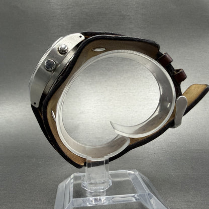 Fossil Big Tic Watch Women 32mm Analog Digital Rectangle JR-8163 New Battery6