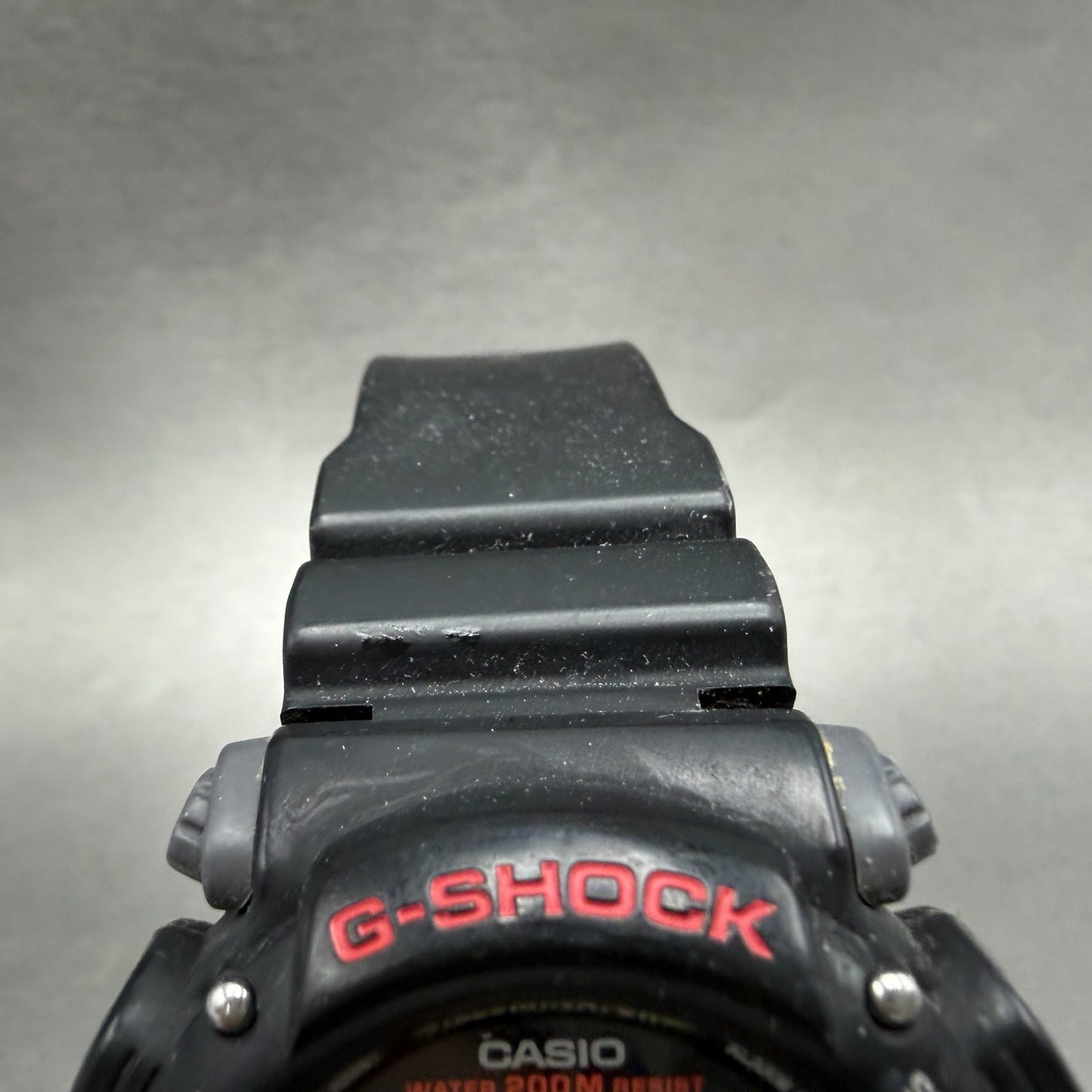 Casio G-Shock DW-9052 Watch Men 47mm Digital Black&Red Round New Battery PLKJF4