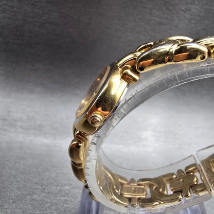 Seiko Watch Women 19mm MOP Dial Gold Tone Round 1N00-0J49 New Battery Vintage2