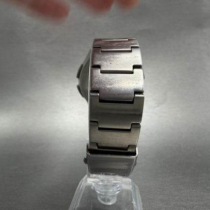 Casio AW-E10 Watch Men 37mm Black Dial Silver Tone Analog Digital new battery AB9