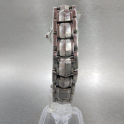 Fendi Orologi Watch Women 26mm White Dial Silver Tone Date Round 3500L PARTS8