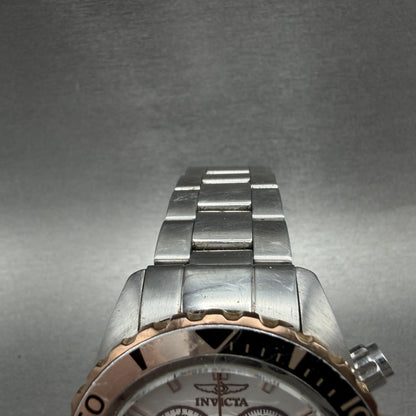 Invicta Pro Diver Chronograph Watch Men 43mm White Dial Steel Date 12859 New Bat4