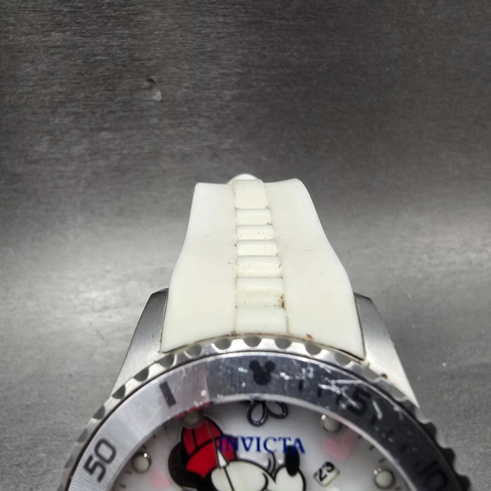 Invicta Minnie Mouse Dive Watch Women 40mm MOP Dial Steel Date 39526 New Battery4