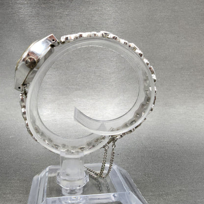 Seiko Special Watch Women 22mm White Dial Gold Plated Manal Wind Oval Runs6