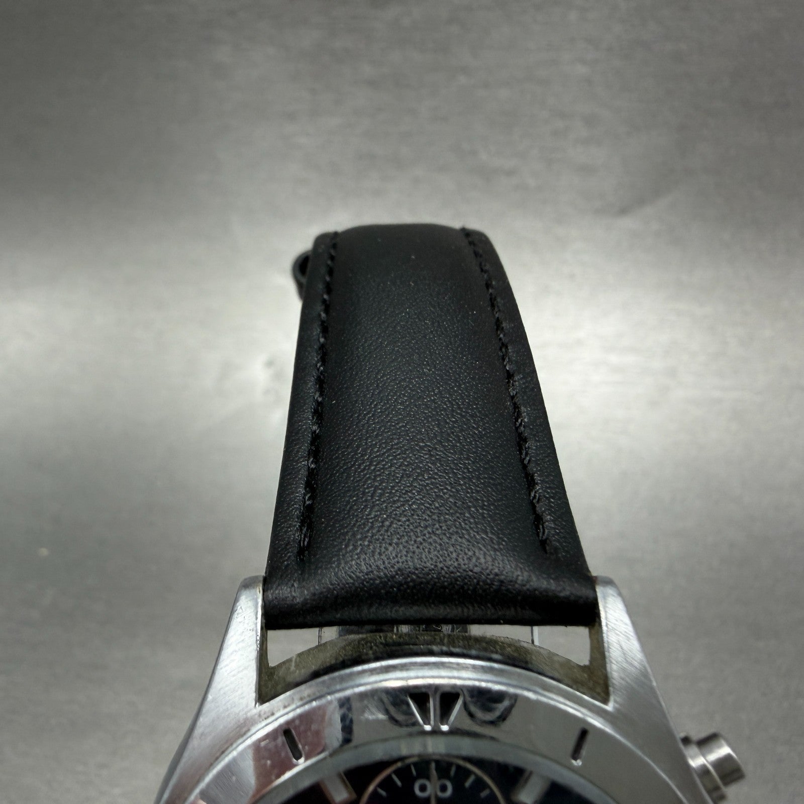 Seiko Alba Chronograph Watch Men 37mm Blue Dial Steel Date 7T92-0CV0 New Battery4
