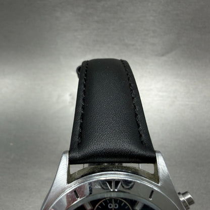 Seiko Alba Chronograph Watch Men 37mm Blue Dial Steel Date 7T92-0CV0 New Battery4
