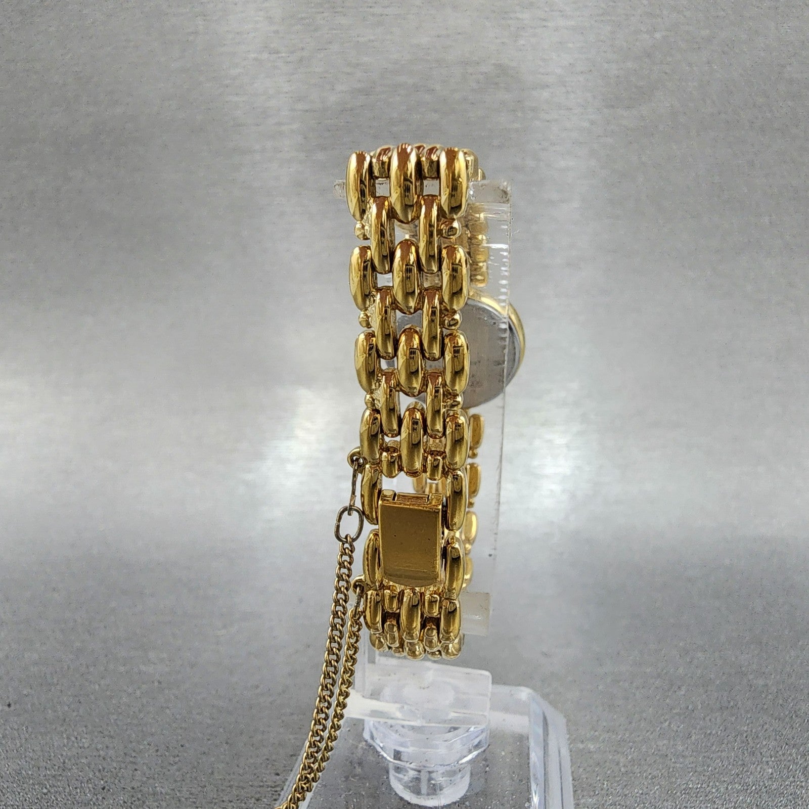 Seiko Tisse watch Women 20mm White Dial Gold Tone 4n210750 New Battery7