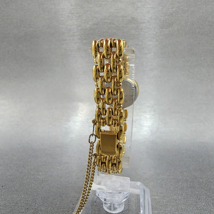 Seiko Tisse watch Women 20mm White Dial Gold Tone 4n210750 New Battery7