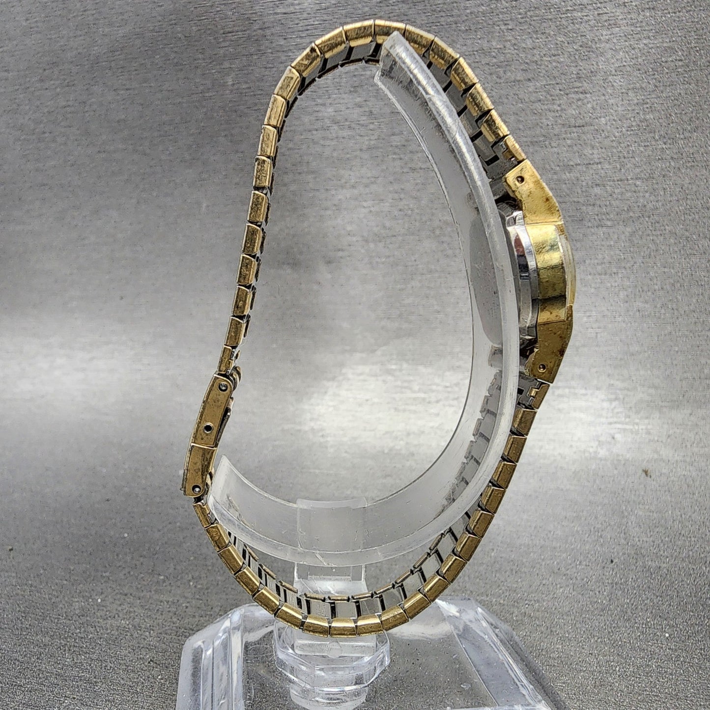 Seiko Watch Women 16mm Gold Dial Gold Tone Manual Round 110069 Runs VTG8