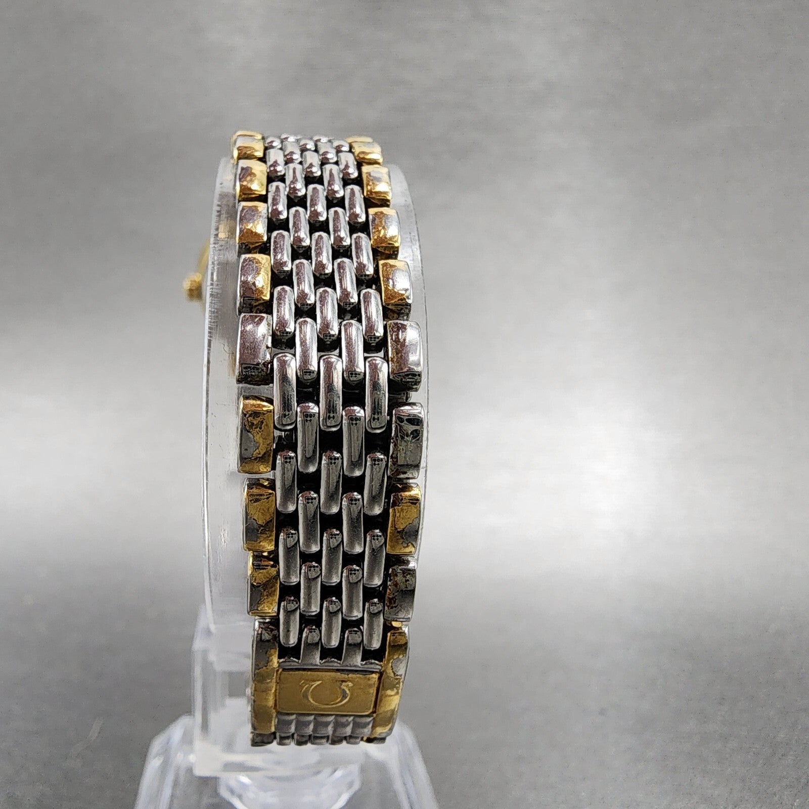 Omega De Ville Watch Women 22mm Gold Dial Two Tone 795.0897.2 Warranty Card PART8