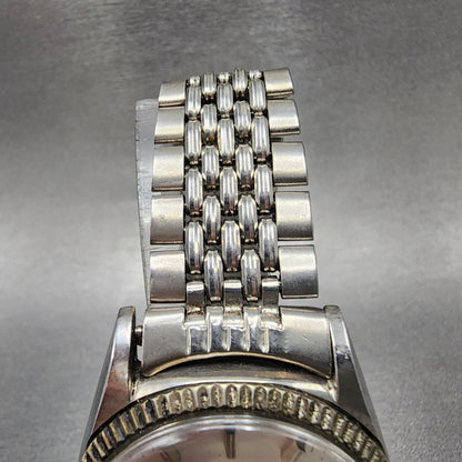 Citizen Auto Dater Watch Men 37mm Silver Dial Steel Daydate Round Automatic Run
