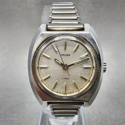Citizen Watch Women 24mm Silver Dial Silver Tone Manual 552119 Runs0