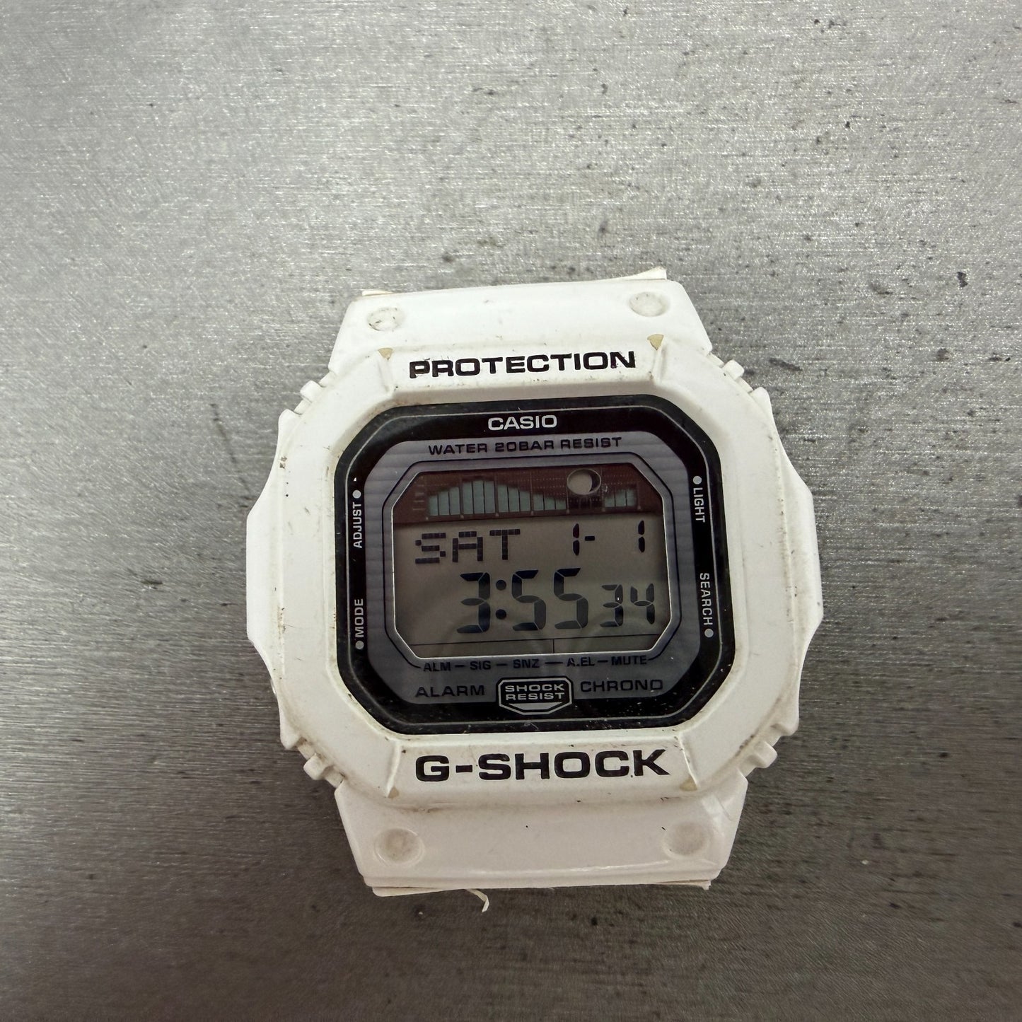 Casio G-Shock GLX-5600 Watch Men 44mm Digital Tide White Case Octagon New BattBA0