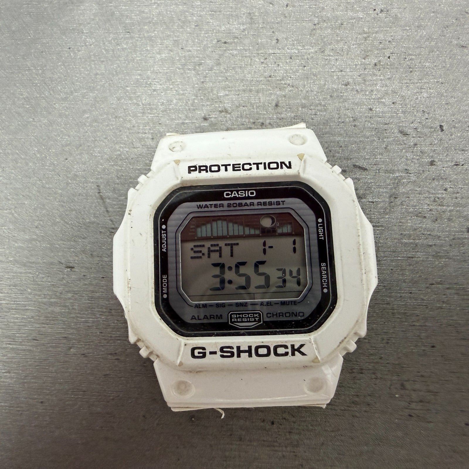 Casio G-Shock GLX-5600 Watch Men 44mm Digital Tide White Case Octagon New BattBA0