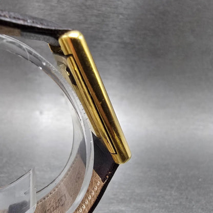 Raymond Weil Tank Watch Women 23mm Gold Dial Gold Plated Rectangle READ!! NewBat3