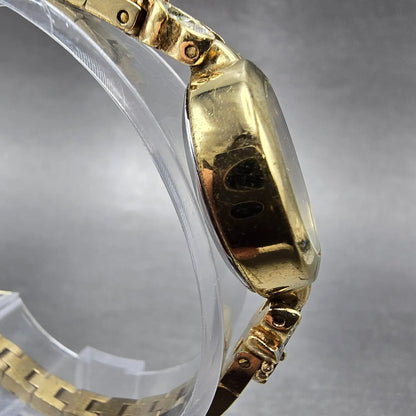 Elgin Watch Women 18mm MOP Dial Gold Tone Oval ELL02 New Battery Crytstals3