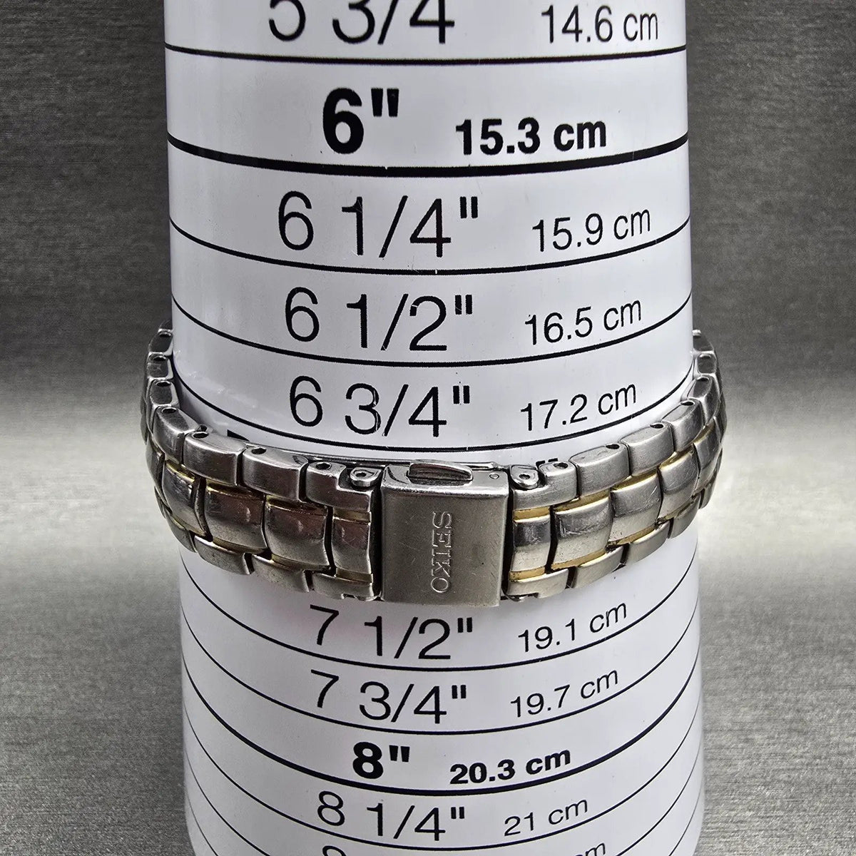 Seiko Coutura Watch Women 26mm MOP Dial Two Tone Date Diamond 7N82-0CG0 NewBat p9