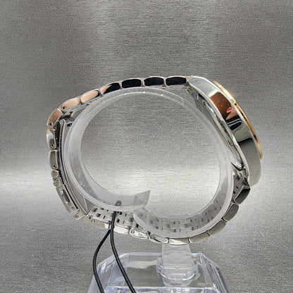 Citizen EcoDrive Peyton Watch Women Brown Dial Two Tone Date Bracelet E01226598
