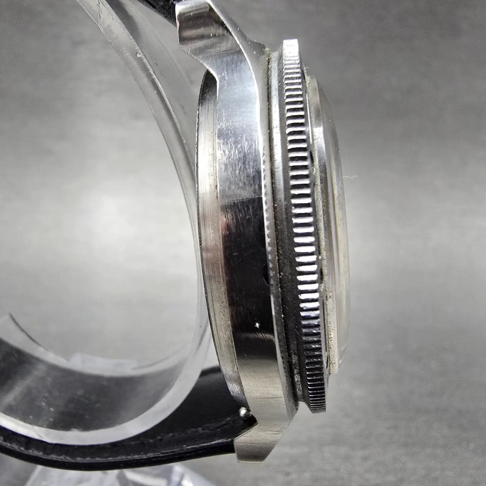 VOSTOK Komandirskie Watch Men 40mm Blue Dial Silver Tone Manual Wind Runs VTG4