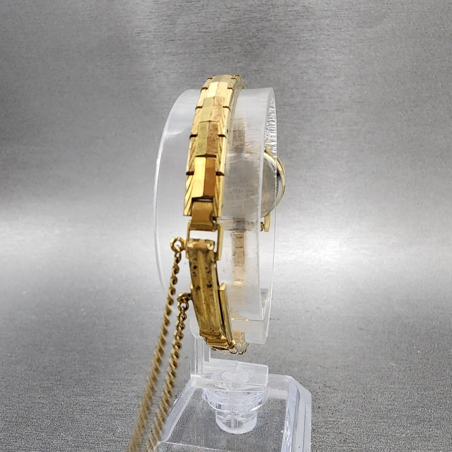 Seiko Watch Women 23mm Champagne Dial Gold Tone Octagon 26615009 New Battery7