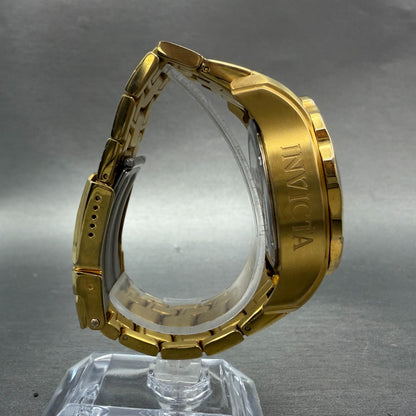 Invicta Pro Diver Watch Women 38mm MOP Dial Gold Daydate Round 17558 New Batt8