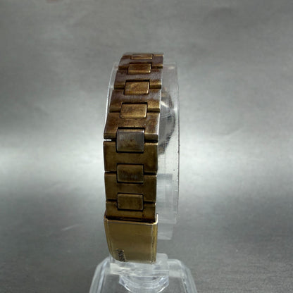 Seiko 5 Automatic Watch Women 24mm Champagne Dial Gold Tone Daydate 2906 Runs7