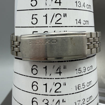 Seiko Watch Women 25mm White Dial Silver Tone Daydate 2623-0170 New Battery10