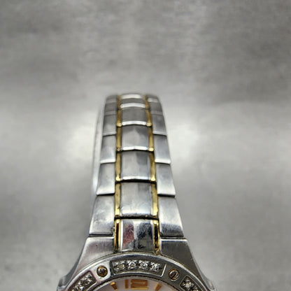 Seiko Watch Women 27mm MOP Dial Two To Date Round Diamonds 7n820CG0 New Batt5