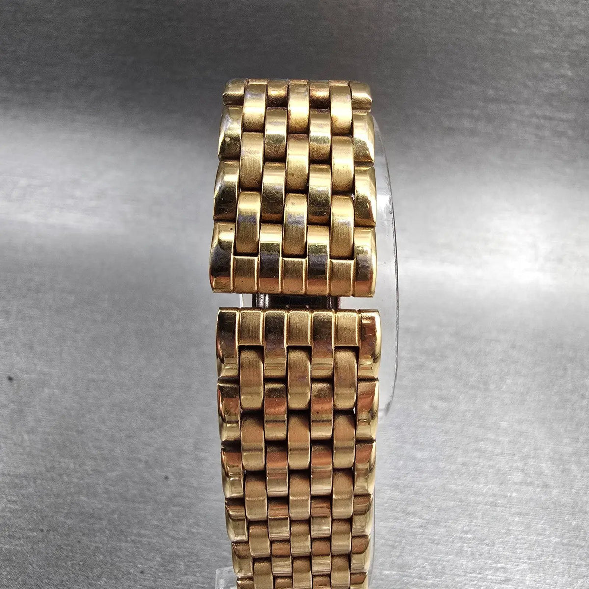 Seiko Watch Women 25mm Gold Dial Gold Tone Date Round 3Y09-0B59 New Battery7