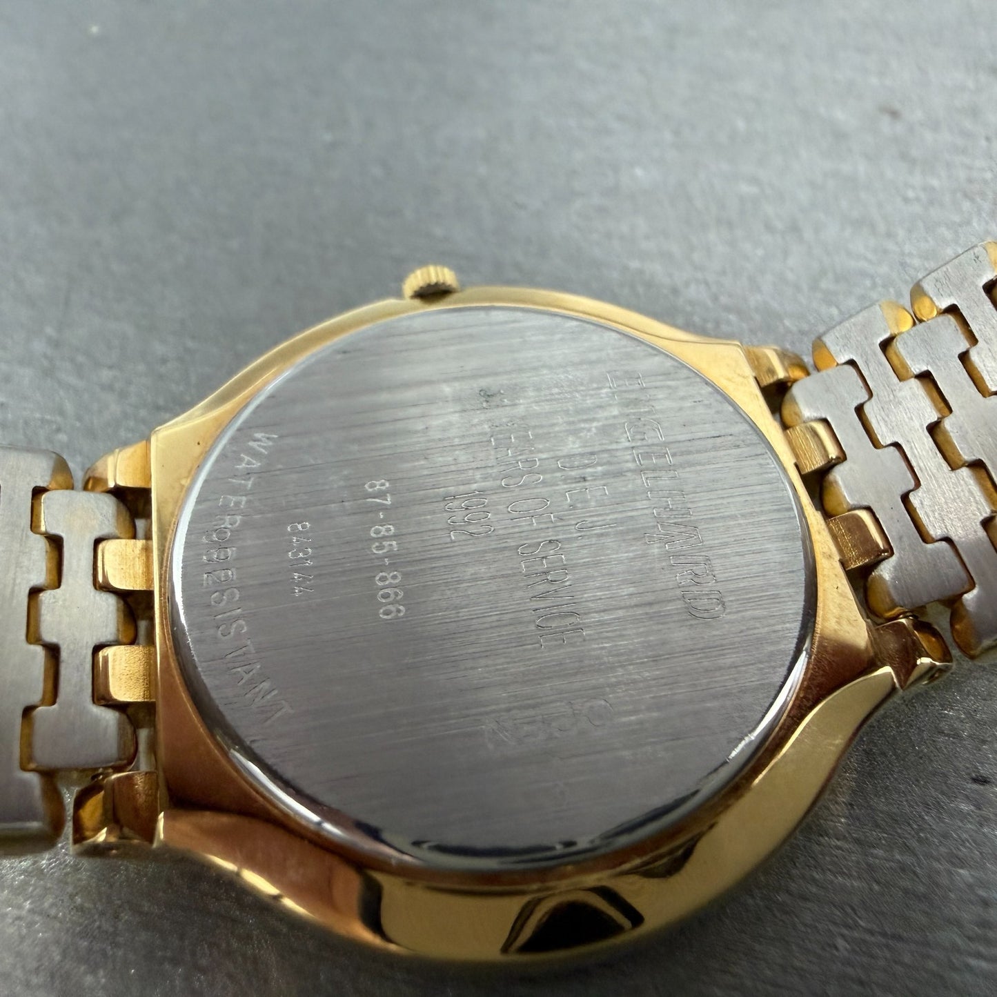 Movado Museum Watch Men 32mm Black Dial Gold Tone Round 87-85-866 New Battery11