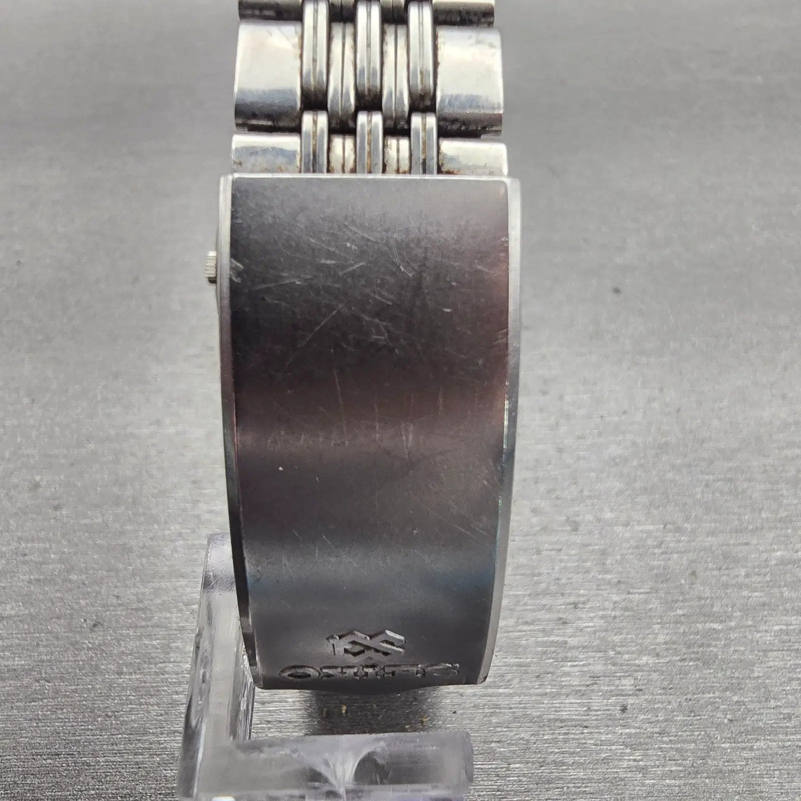 Seiko SQ Watch Men 36mm Silver Dial Silver Tone Daydate Round 4336-8089 New Batt7