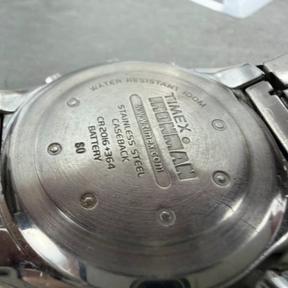 Timex Expedition Watch Men 42mm Steel Ana Digi Alarm Chrono Round T56371 NewBatt9