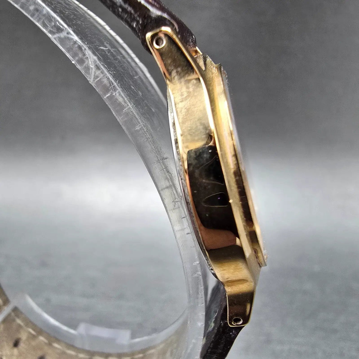 Seiko Solar Watch Women 26mm White Dial Rose Gold Tone V115-0BS0 Round Works4