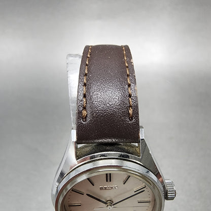 Seiko Watch Women 26mm Silver Dial Steel HiBeat Manual Wind Runs 194400404