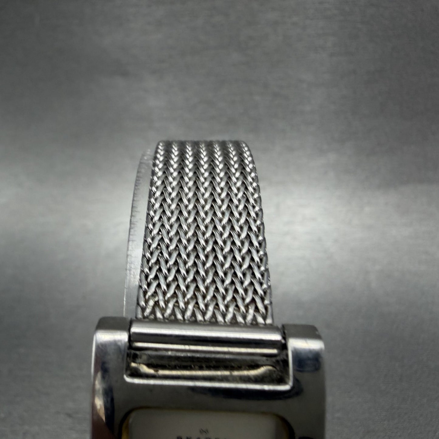 Skagen Tank Watch Women 21mm Silver Dial Silver Tone Rectangle 68SGSC New batt4