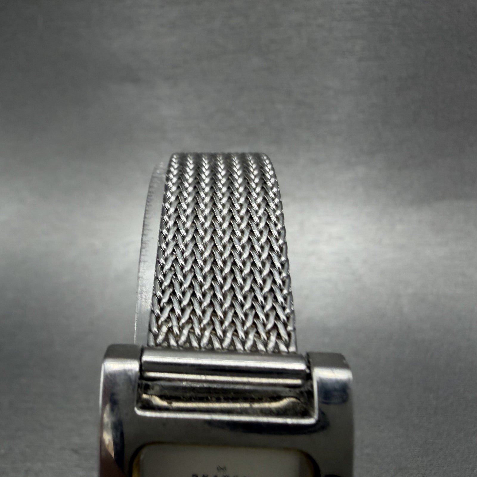 Skagen Tank Watch Women 21mm Silver Dial Silver Tone Rectangle 68SGSC New batt4