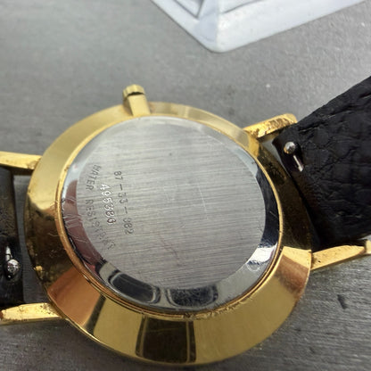 Movado Museum Watch Unisex 31mm Brown Dial Gold Tone Round 87-33-882 New Battery9