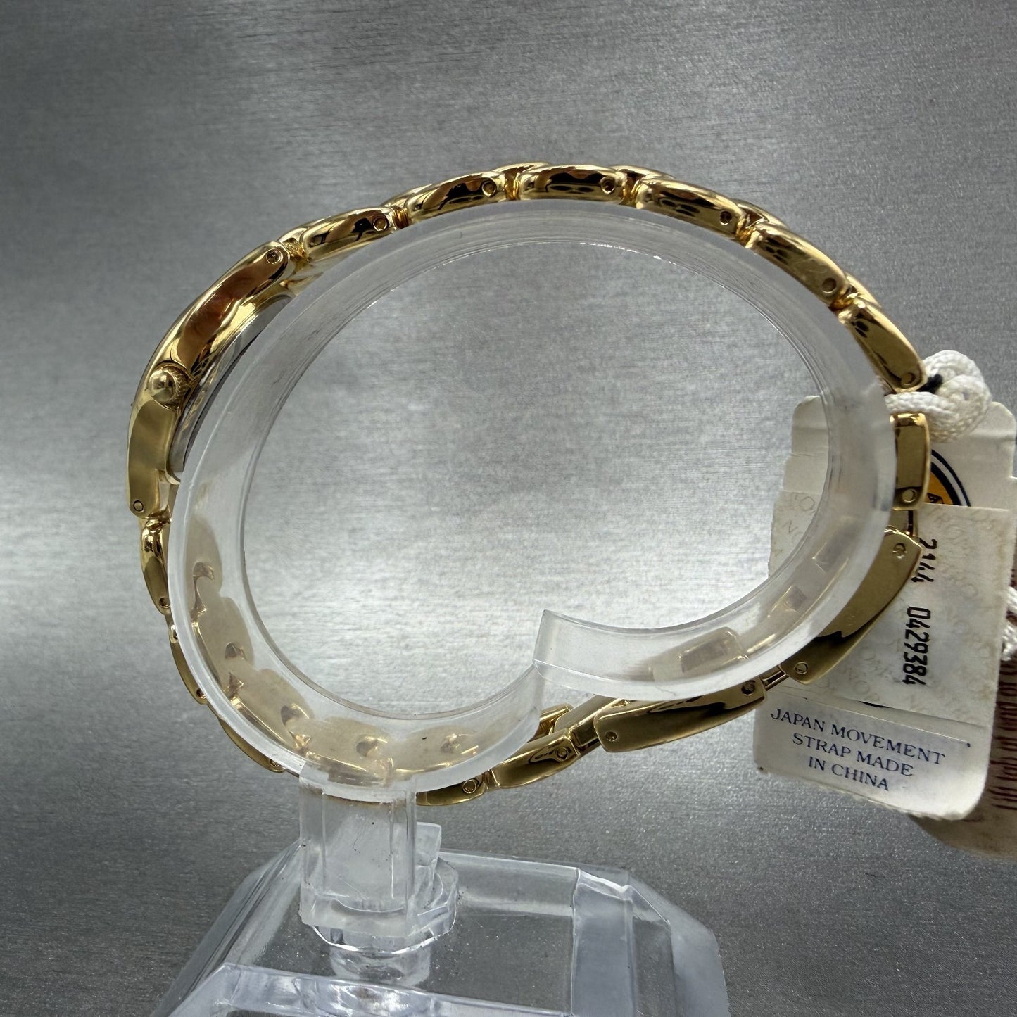 Fossil F2 Watch Women 22mm Silver Dial Gold Tone Round ES8861 New Battery6