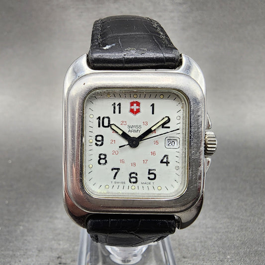 Victorinox Swiss Army Tank Watch Women 29mm White Dial Silver Tone PARTS0