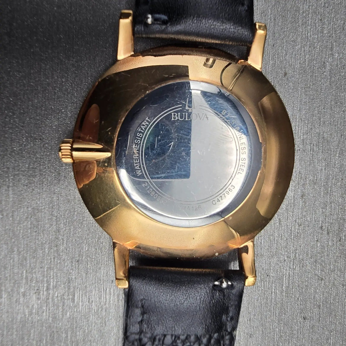Bulova Watch Men 40mm Champagne Dial Rose Gold Round 97A126 New Battery10