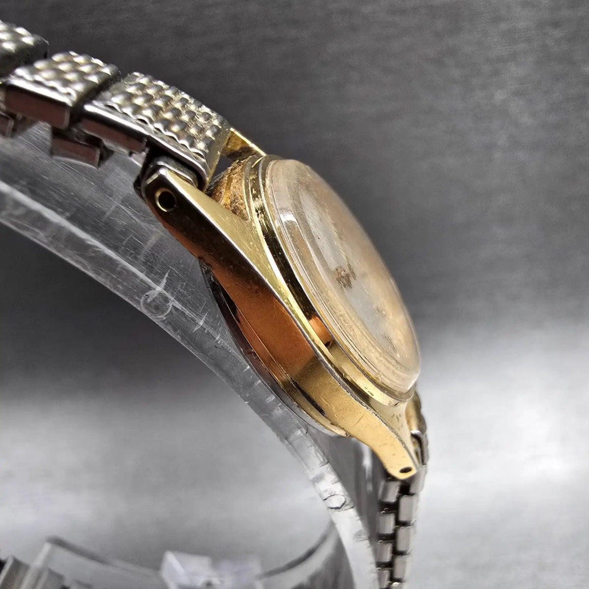 Seiko Watch Women 19mm White Dial Gold Tone Round 5420-0099 New Battery Vintage3