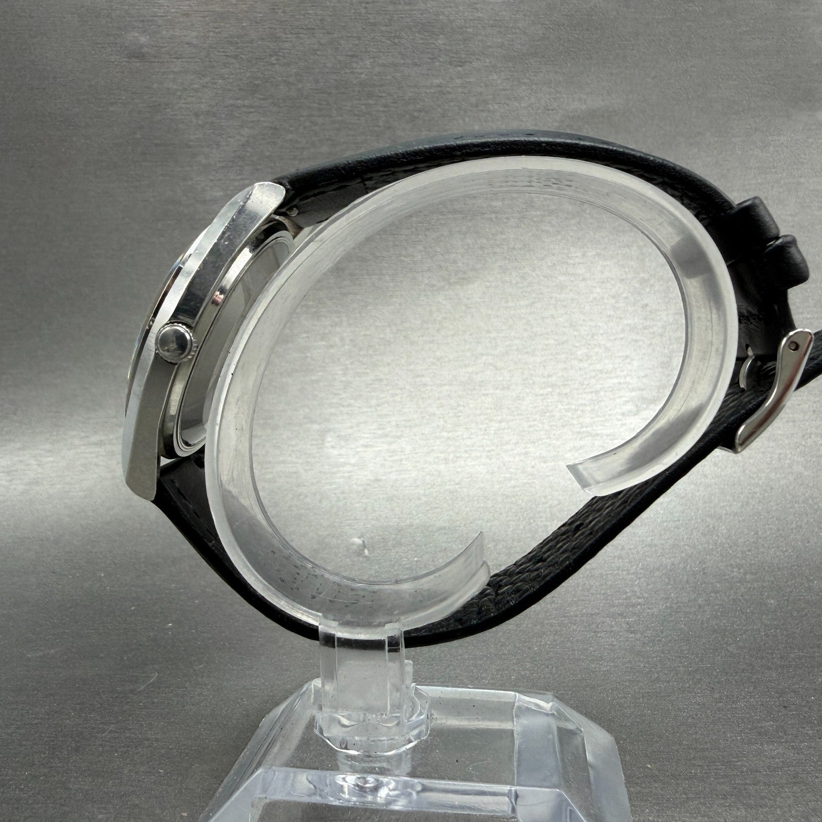 Seiko Lord Matic Watch Men 37mm Silver Dial Steel Daydate READ!!! 5606-7070 Runs6