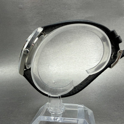 Seiko Lord Matic Watch Men 37mm Silver Dial Steel Daydate READ!!! 5606-7070 Runs6