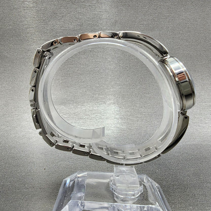 Orient IO Solar Watch Women 24mm MOP Dial Silver Tone Date Round KN70UAA0 Runs9