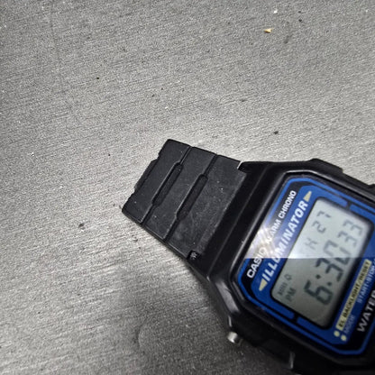 Casio F-105 Watch Men 36mm Digital Black Tone Alarm Chrono 3298 New Battery7