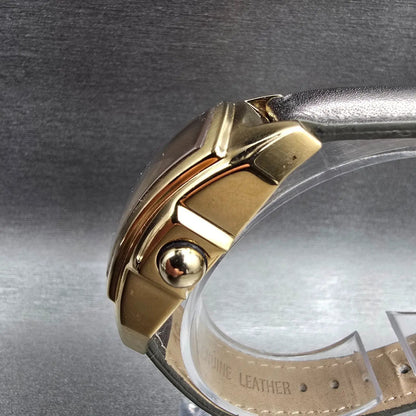 Invicta Lupah Watch Women 30mm MOP Dial Gold Tone Rectangle 6748 New Battery2